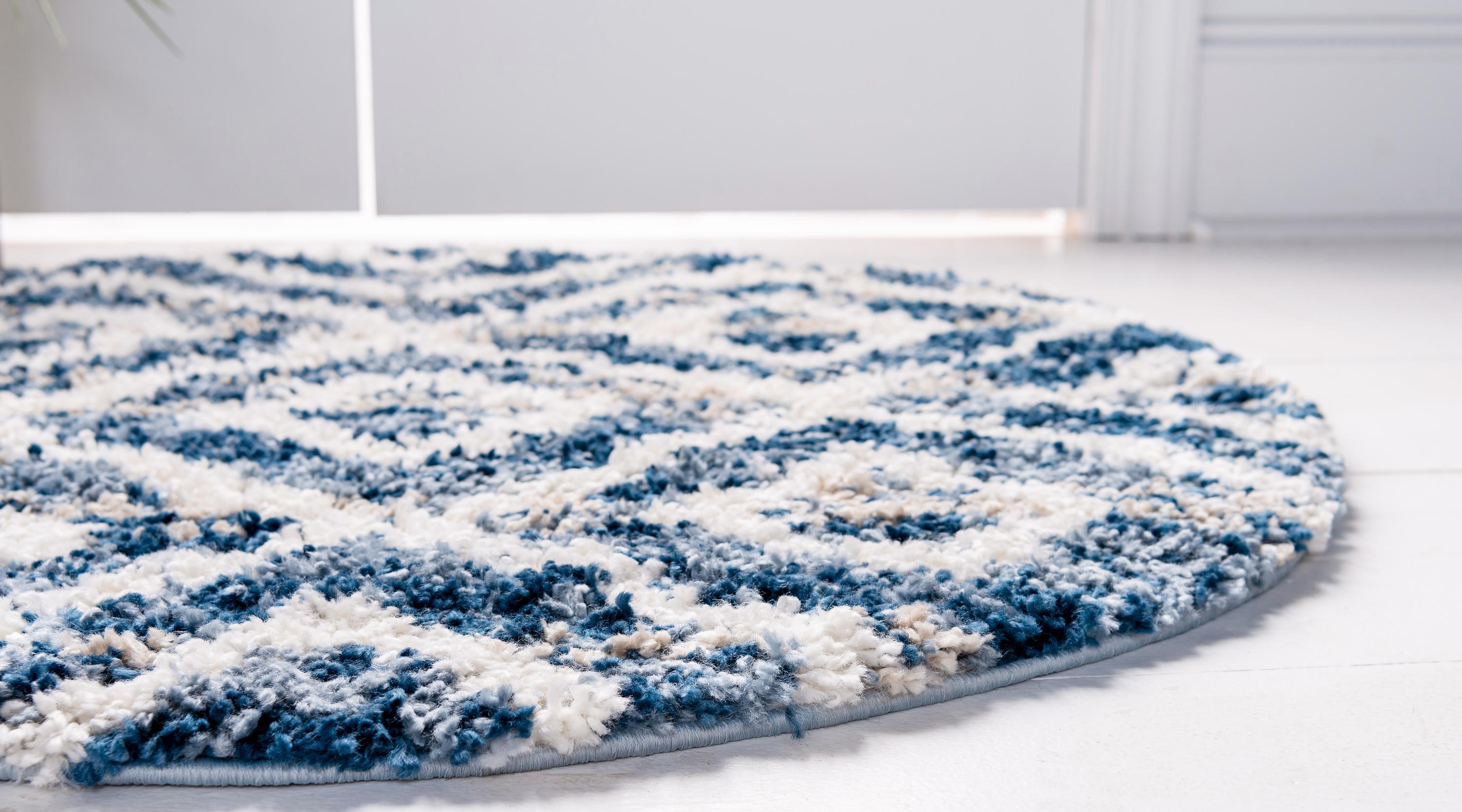 Roderick - Rautenmuster Shaggy-Teppich