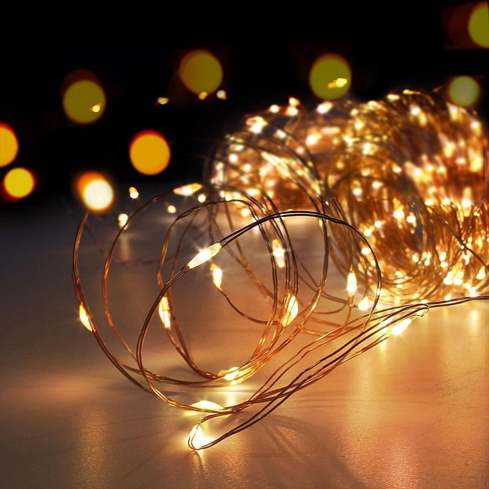 Strung - LED-Lichterkette mit Fotoklammern